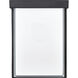 Sommar LED 8 inch Powder Coated Black Outdoor Wall Sconce
